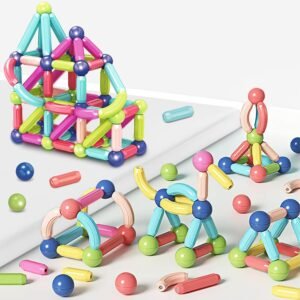 25-Pcs Magnetic Building Blocks Set — STEM Rods & Balls Construction Toy