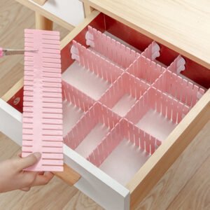 Drawer Organizer Board Set (4 Pcs) — Adjustable Clapboard Dividers